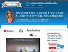 Tablet Screenshot of lovevictory.com